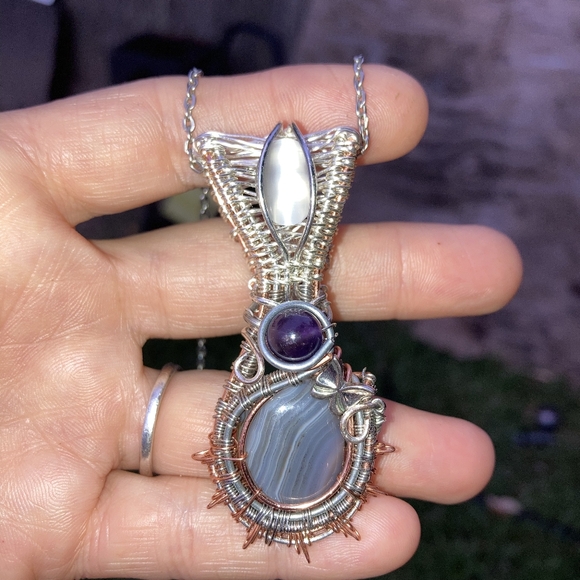 Agate Necklace - Picture 2 of 9